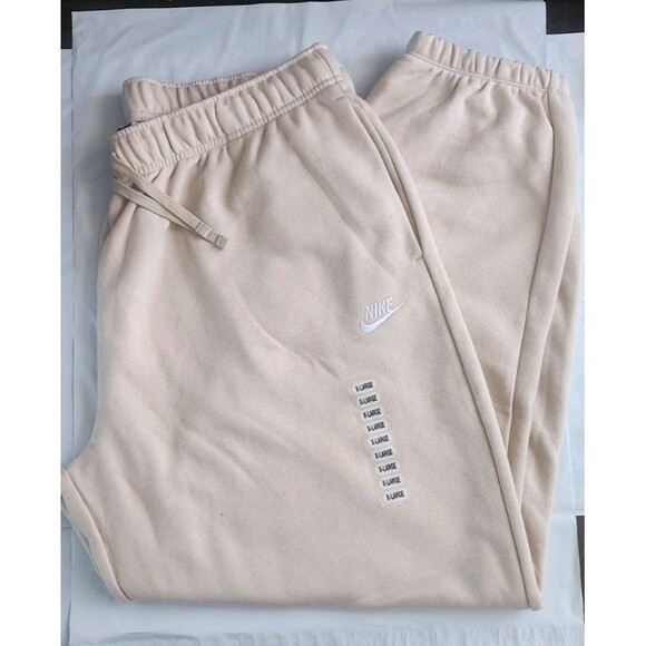 Nike Pants - Nike Oversized Fit Mid Rise Women's Tan Joggers Size XL NWT C3
